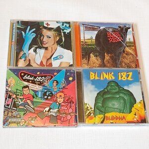 BLINK 182 Bundle of 4 CDs Drive In - Buddha - Enema of the State - Dude …